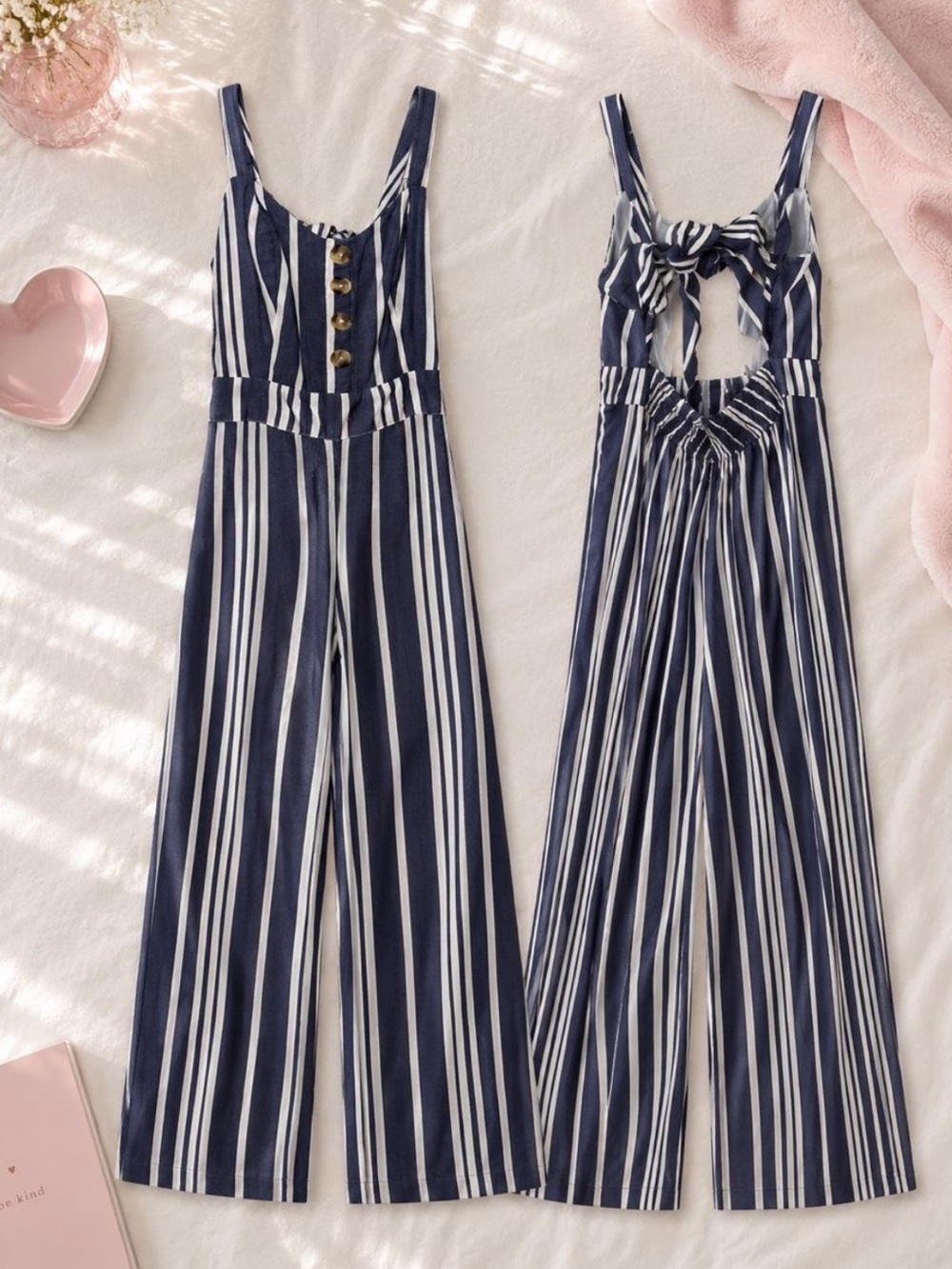 16 💗 Express blue and white jumper striped 
Size small